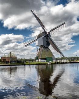 Modern Dutch Windmill