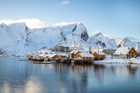 Lofoten Snow Mountain View 2