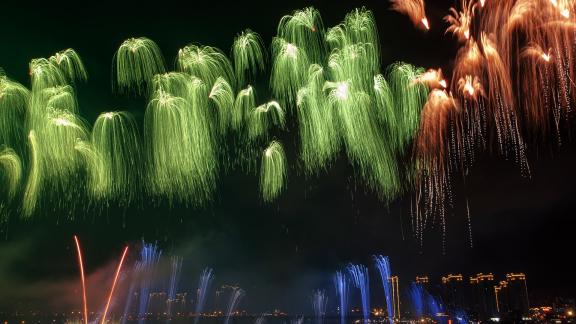 The sky is filled with fireworks 3