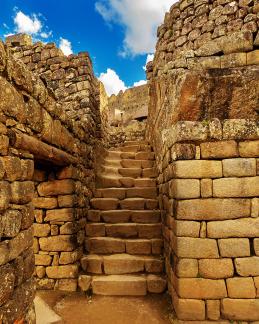 Machu Picchu Stairwell 01