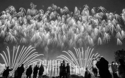 Fireworks bloom in full bloom 12