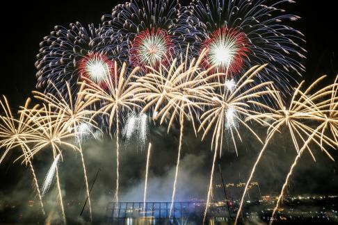 Fireworks bloom in full bloom 5