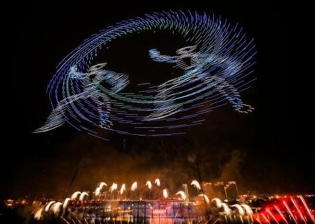 Fireworks bloom in full bloom 3