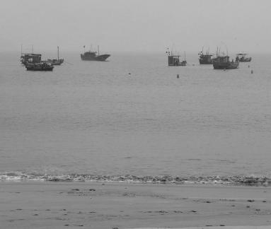 Fishing boats at sea 10