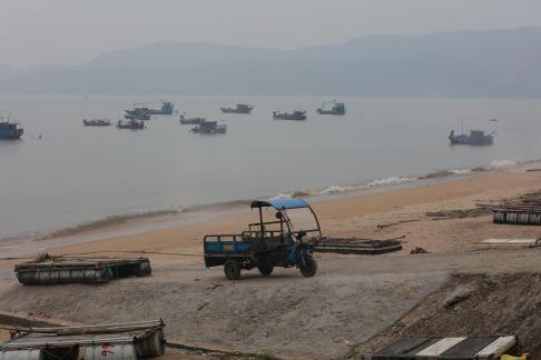 Fishing boats at sea 5