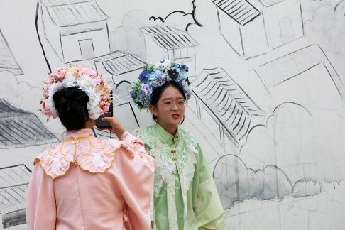 Hairpin Flower Beauty 10