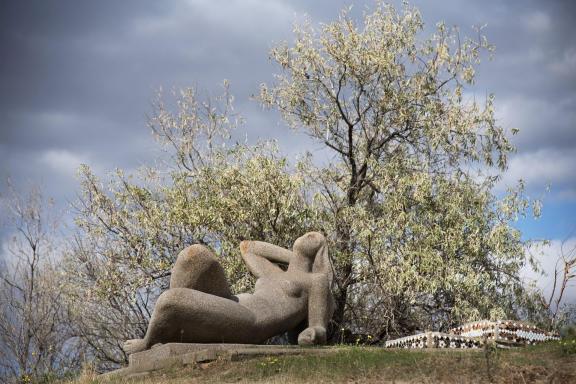 Stone woman
