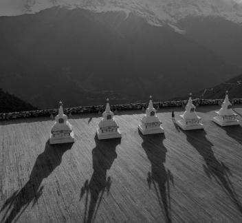 Snowy Mountain Stupa 9