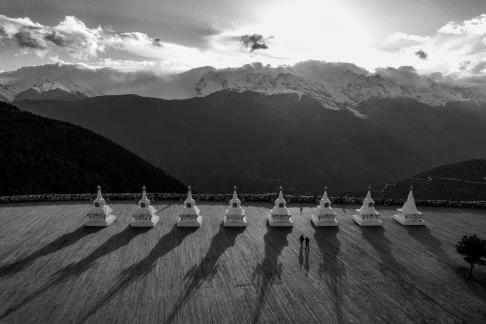 Snowy Mountain Stupa 11