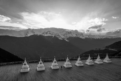 Snowy Mountain Stupa 12