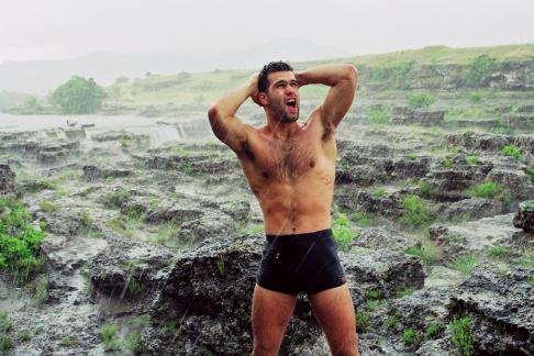 In the rain