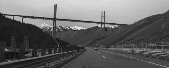 Road to the distant peak 1