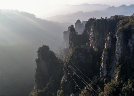 Green mountains and red forests 16