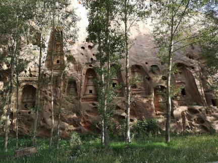 Ancient caves in the forest 1