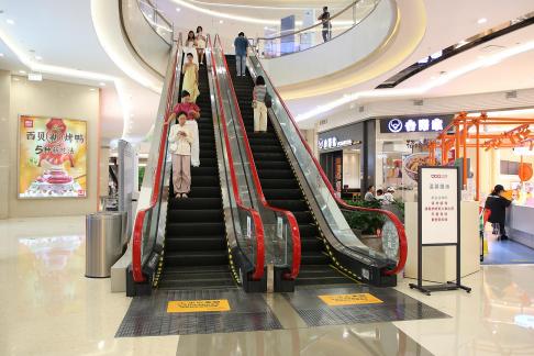 Strolling around the mall 79