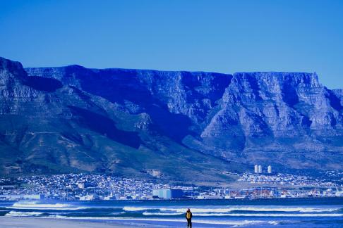 At the foot of Table Mountain