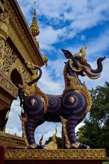 Big Buddha Temple god elephant