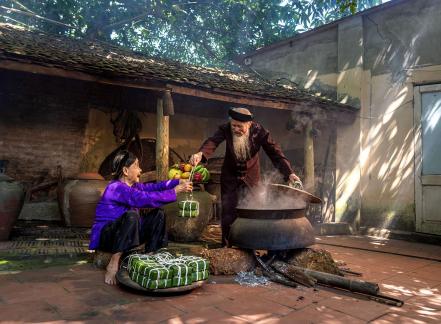 Cook rice dumplings