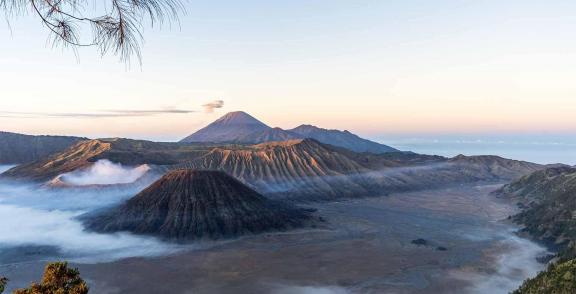 Bromo mountain A