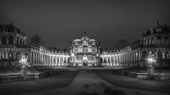 Dresden Zwinger at Night