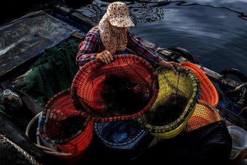 Preparation for going out to sea