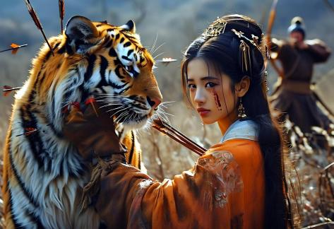 Jimei saves the tiger picture