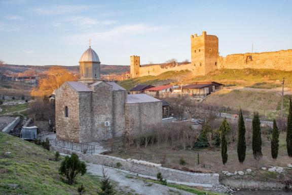Genoese fortress at dawn