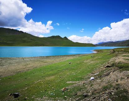Wind lingers by the lake 1