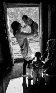 Happy Mother and Child