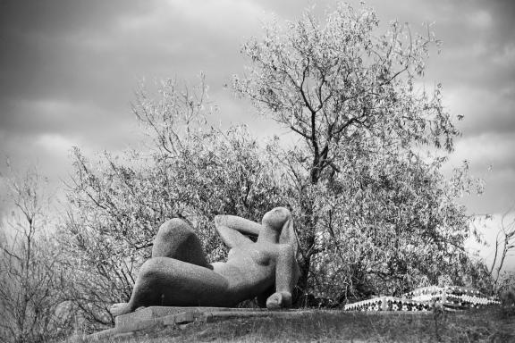 Stone woman