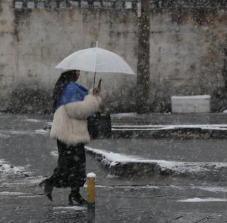Snowflakes Dancing in the World 1