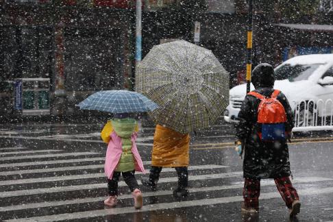 Snowflakes Dancing in the World 2