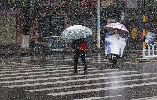 Snowflakes Dancing in the World 7