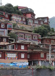 Houses on the mountain ridge 12