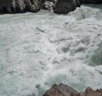 Angry waves of the river 17