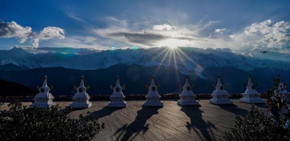 Snowy Mountain Stupa 30