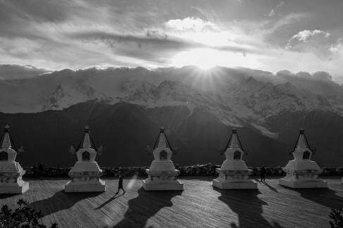 Snowy Mountain Stupa 28