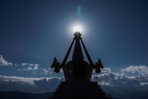 Snowy Mountain Stupa 19