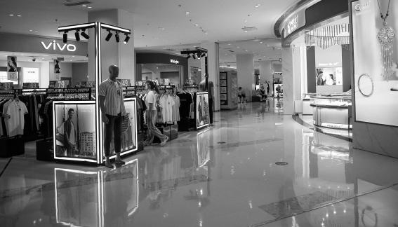 Strolling around the mall 5