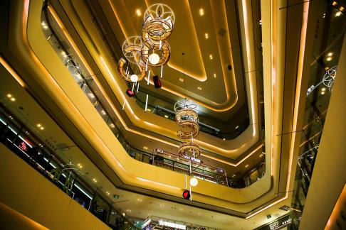 Strolling around the mall 9