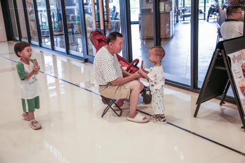 Strolling around the mall 11