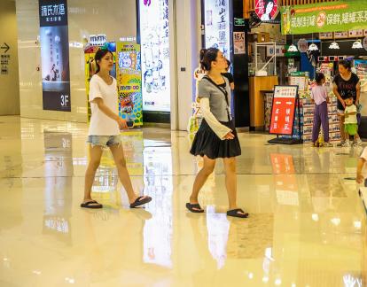 Strolling around the mall 14