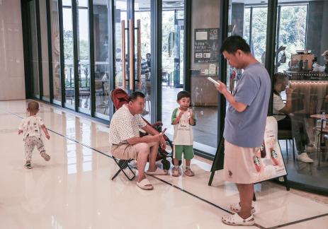 Strolling around the mall 16