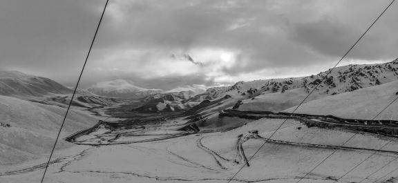 Snowy Mountain Golden Light 2