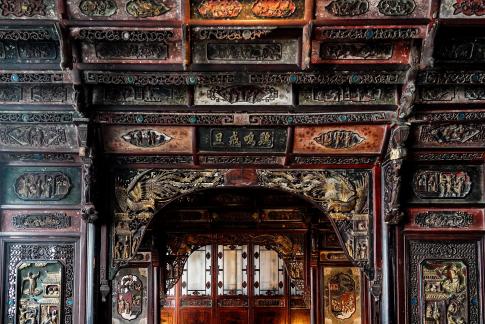 The Carving of Jiangnan Babu Bed