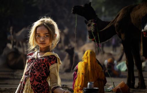 Children of nomadic families