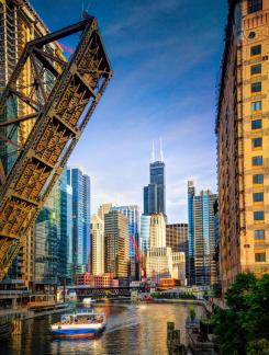 Chicago River Evening