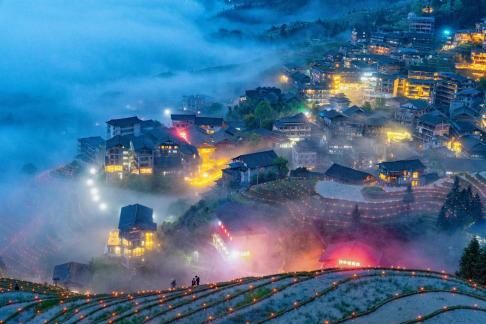 Anping Village Blue Hour