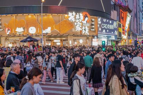 Street during holidays 3