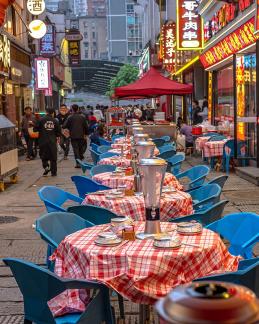 Summer night snack stalls 2